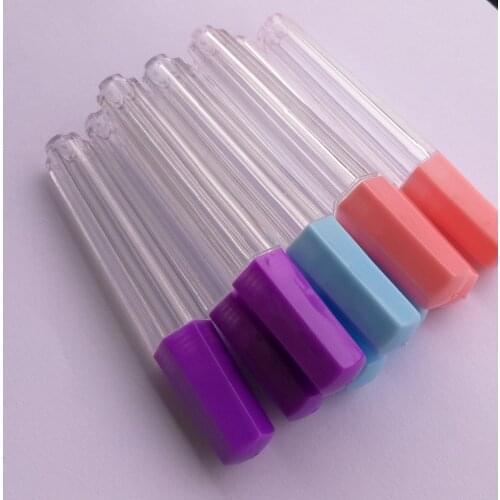 2pcs /lot little bottles random color Felting Needles Container Holder Box wool felt tools suitable for needle beads small craft