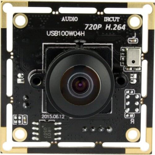 1MP Camera Module 720P CMOS OV9712 H.264 USB2.0 Wide Angle Webcam for android windows linux mac mini PCB board USB camera module