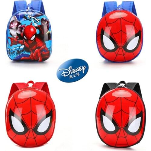 2020 Disney Spider-Man new cartoon cute childrens backpack, anime cartoon large capacity student school bag
