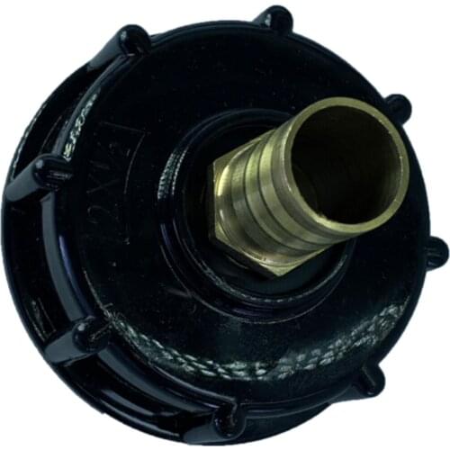 IBC Tank Adapter G1/2'' Coarse Thread S60x6 Water Connector Hose Drain Plug Valve Cap Replacements Parts for 1000L IBC Tank