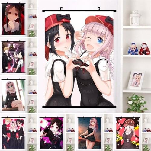 Anime girl cartoon Poster Canvas HD Print Japanese character Painting Wall Art Picture Home Decor Mural Plastic Hanging Scrolls