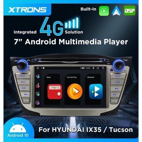 XTRONS Android 10.0 Car DVD Player for Hyundai IX35 Tucson 2nd Generation 2009 2010 2011 2012 2013 2014 2015 Radio DSP 4G DVD
