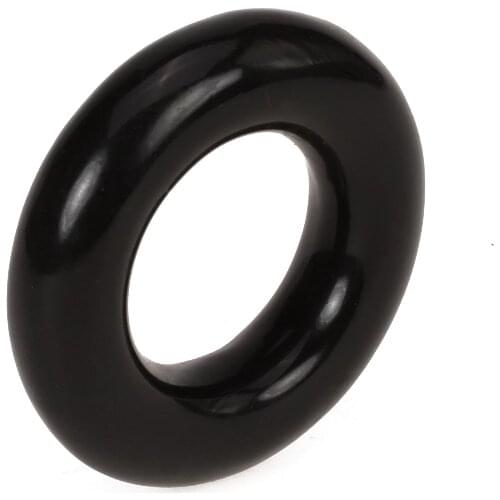 Golf Warm Up Swing Ring Gofling Club Weighted Swing Ring - Black