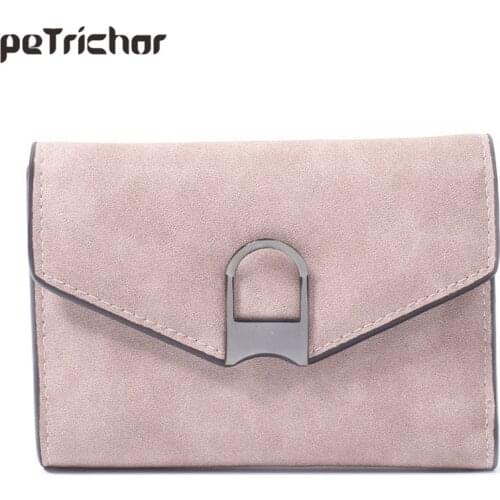 Korean Design Mini Geometric Hasp Short Lady Wallets Women Coin Card Invoice Purse Female Fashion Solid Carteira Feminina Bags