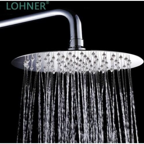 Lohner Stainless Steel High Pressure Shower Faucet Head Bathroom Shower Rain Set Cabezal Ducha Pommeau De Douche Economie Eau