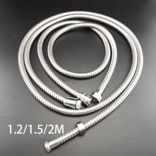 Water Shower head Hose Plumbing Tube connector Rainfa Pipe for Bathroom Accessories Extension Pipe Pulling Stainless Steel Acces