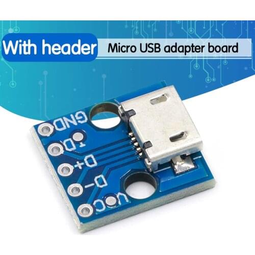 5Pcs CJMCU Micro USB Board Power Adapter 5V Breakout Switch Interface Module For Arduino