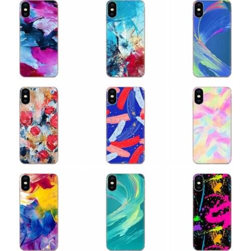 Transparent TPU Bag Case Watercolor Color Graffiti For Huawei Honor V30 20 Pro Mate 30 Pro Lite 20s NOVA 6 SE 5 P40 p30 lite Pro