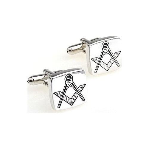 HYX Luxury shirt Freemasonry cufflink for mens Brand cuff buttons cuff links High Quality abotoaduras Jewelry