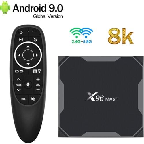Android 9.0 TV Box X96 Max Plus 1000M Amlogic S905x3 8K Smart Media Player 4GB RAM 64GB ROM X96Max+ Set top Box 2.4G5G Dual Wifi