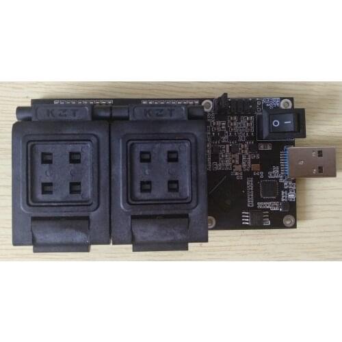 Solid state sm2246xt testing jig test rack bga132/152 16ce