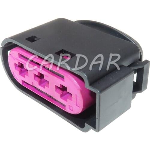 1 Set 3 Pin 1J0 937 773 Car Fuse Box Connector Plug Sealed Waterproof Sutomotive Cable Socket 1J0937773 For VW Audi
