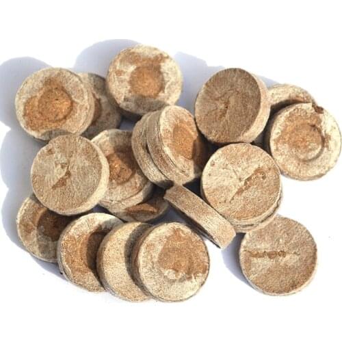 1pc Peat Pellets Seedling Soil Block Maker Starting Plugs Seeds Starter Professional For Garden Supplies 25mm