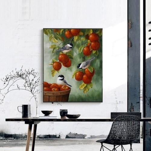 14/16/18/27/28 Birds Scenery Cross Stitch DIY White Canvas DMC Counted Kit Cross-stitch set Embroidery Needlework