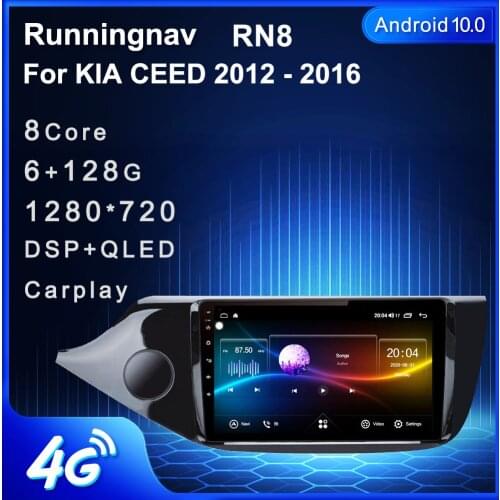 4G LTE Android 10.1/9/8.1 DSP Car Radio Multimedia Video Player Navigation GPS For KIA Cee'd CEED JD 2012-2016 2 din no dvd