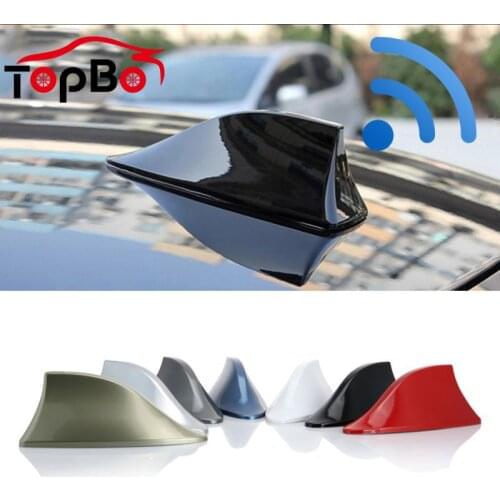 Car Radio Shark Antenna Radio Car Shark Fin Antenna FM Signal Design Aerials Antenna Car Styling Decoration