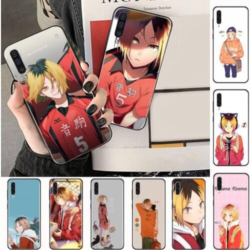 0 Kenma Kozume of Haikyuu Anime Phone Case For Samsung A40 A31 A50 A51 A71 A20E A20S S8 S9 S10 S20 Plus note 20 ultra