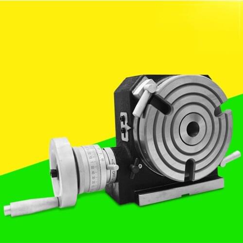 HV4 diameter 100mm vertical and horizontal milling machine horizontal vertical rotary table high precision
