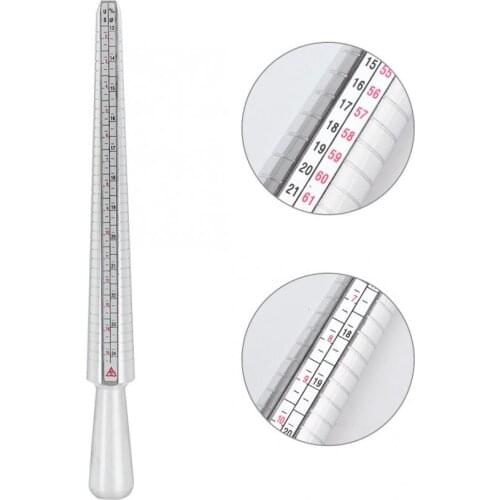 Aluminum Alloy Ring Mandrel Stick Gauge Sizer Jewelry Measuring Tool High Quality Jewelry Tool For Ring Making Jewelry Work c
