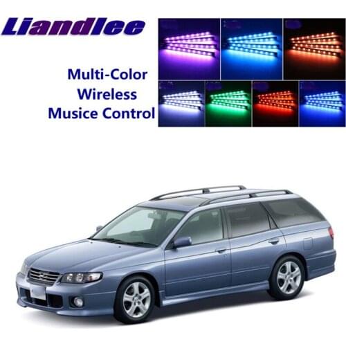 LiandLee Car Glow Interior Floor Decorative Seats Accent Ambient Neon light For NissanAvenir Avenir Cargo Expert