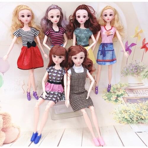 Fashion Princess Doll Dress Up Fashion Casual Clothes Skirt Suit DIY Doll Toys for Girls Gift
