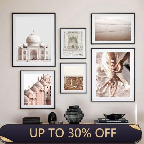 Istanbul Islamic Mosque Castle Dandelion Wall Art Canvas Painting Nordic Posters And Prints Wall Pictures For Living Room Decor