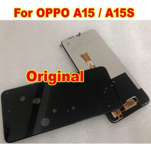 Original Best LCD Display Touch Panel Screen Digitizer Assembly For OPPO A15 CPH2185 / A15s CPH2179 Glass Sensor Phone Pantalla