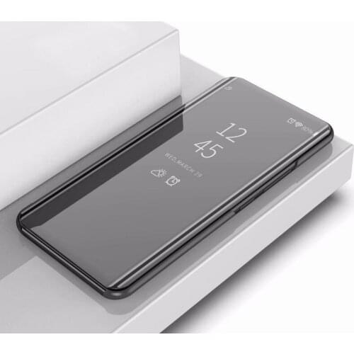 Plating Mirror Left and Right Flip Cover with Bracket Holster for iPhone 11 / iPhone 11 Pro / iPhone 11 Pro Max