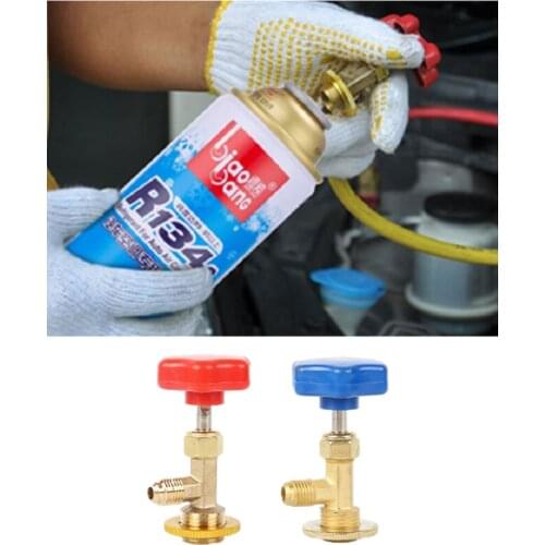 Open Valve R134a Refrigerante Bottle Opener Air Conditioner Tools Freon Refrigerant Can Opener CT338 339 R12 R600A R22 R134A
