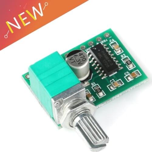 PAM8403 5V Power Audio Amplifier Board 2 Channel 3W W Volume Control / USB Power with switch potentiometer