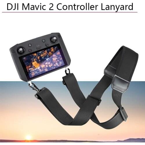 Adjustable 5.5-inch Lanyard with Screem Remote Buckle Neck Shoulder Strap for DJI Smart Controller Mavic 2 Pro Zoom Hang Sling