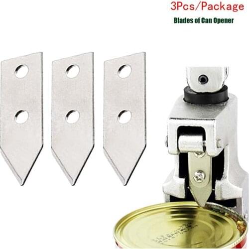 3 Pieces Steel Blade Can Opener Replacement Knife for Commercial Can Opener Made in China
