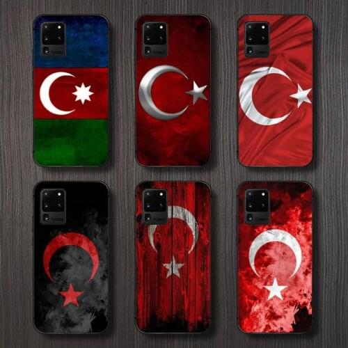 National flag azerbaijan pattern Phone Case For Samsung galaxy S 7 8 9 10 20 edge A 6 10 20 30 50 51 70 note 10 plus