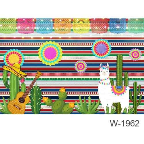 Fiesta Party Decoration Backdrop Cinco De Mayo Background Birthday Party Carnival Dessert Table Banner Fiesta Party Supply