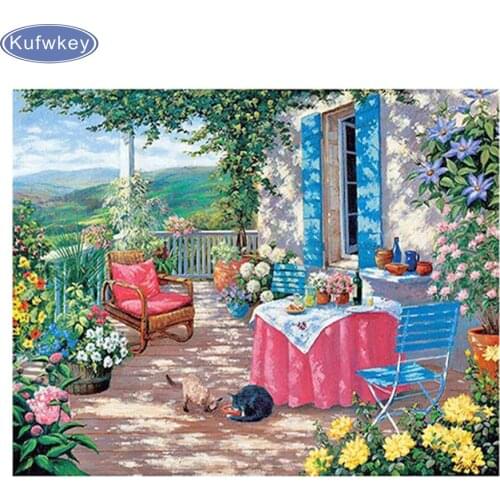 DIY Full Diamond Embroidery landscape 5D Diamond Painting Cross Stitch scenic 3D Diamond Mosaic Decoration