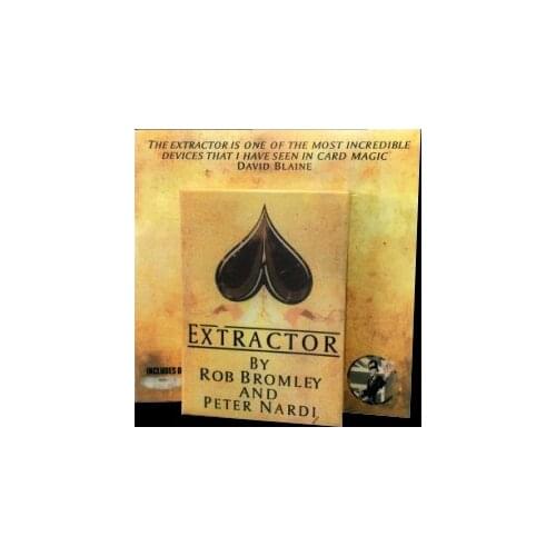 Extractor (Gimmick) Magic Trick Magician Card to Pocket Magia Close Up Illusions Props Mentalism Amazing Funny