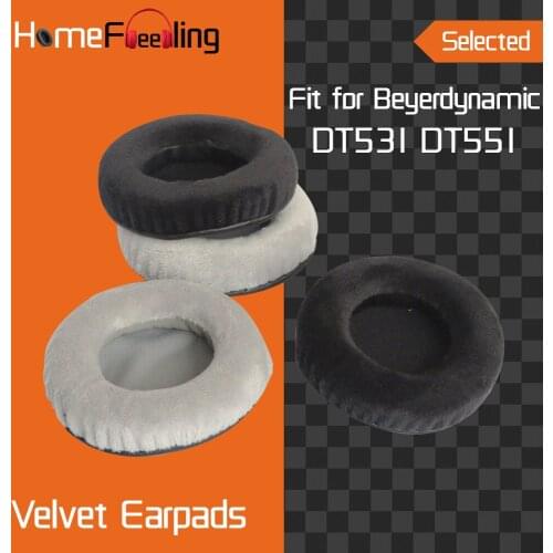 Homefeeling Earpads for Beyerdynamic DT531 DT551 Headphones Earpad Cushions Covers Velvet Ear Pad Replacement