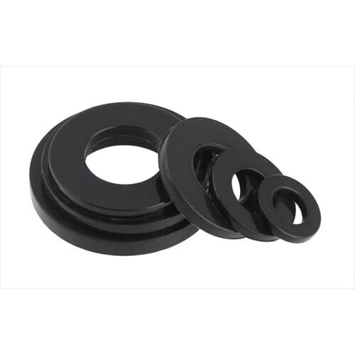 Nylon Washers M2 M3 M4 M5 M6 M8 M10*25 M12 M14 M16 M18 M20 hard Plastic gasket black Nylon insulation flat paded for screws