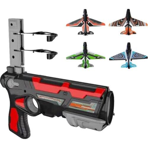 New Airplane Launcher Bubble Catapult Plane Toy Airplane Toys Plane Catapult Gun Shooting Game Toys Outdoor Sport Toys For Kids