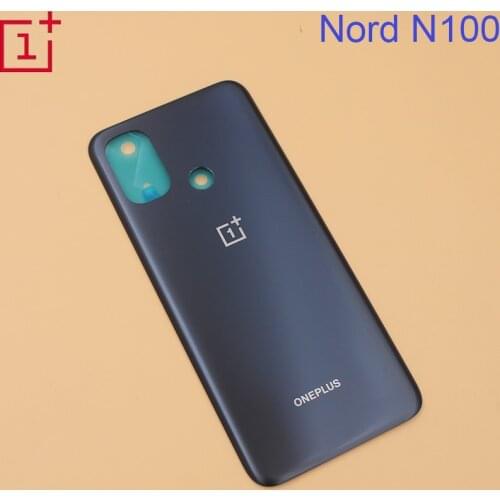 New Oneplus Nord N100 Battery Back Cover Rear Door Housing Panel Case Phone Replacement Parts For OnePlus 1+ Nord N100 With Logo
