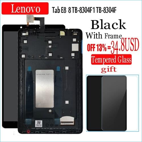 New 8" inch For Lenovo Tab E8 8 TB-8304F1 TB-8304F TB 8304 LCD Display + Touch Screen Digitizer Glass Full Assembly Tablet PC