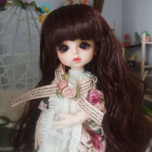 2021 New Arrivel 1/3 1/4 1/6 1/8 Long Wavy Fiber Hair High Temperature Wire BJD SD Wig For BJD Doll