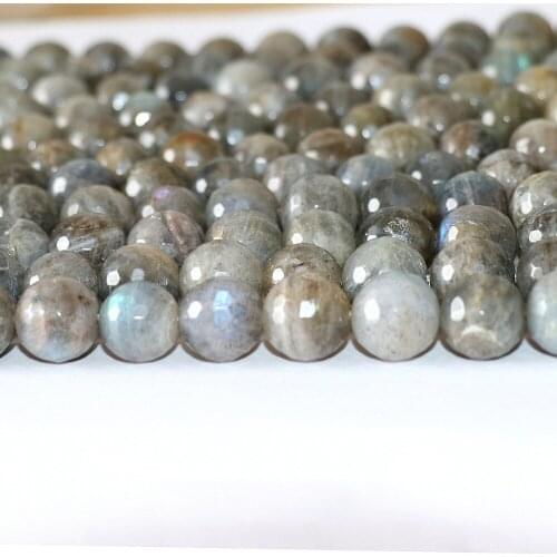 Natural Semi-precious Stone Jewelry Findings Labradorite 10mm Faceted Round Loose Beads Jewelry Making 15 Inch A04-3