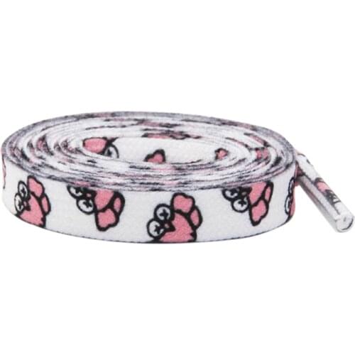 Cute Owl Pink of Sesame Street Series Shoestring Flat Cotton Shoe laces Adorable owl Cartoon Women Sneakers Shoelaces