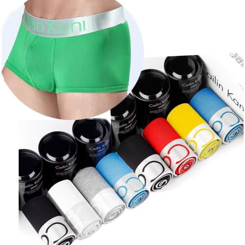 10pcs/lot mens Panties Cotton Mens Underwear Boxers Breathable Man Boxer Solid Underpants Comfortable Brand Shorts Jdren