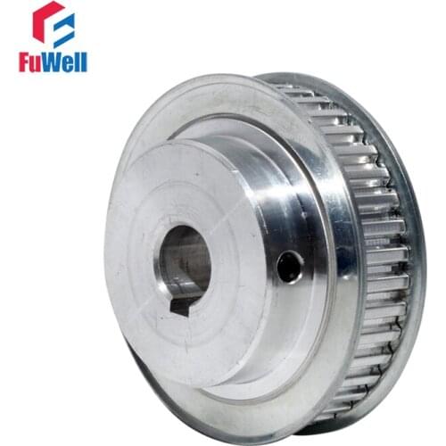 XL Timing Pulley 40T 11mm Belt Width Gear Belt Pulley with Keyway 12/14/15/20mm Bore Aluminum Alloy 40Teeth XL Toothed Pulley