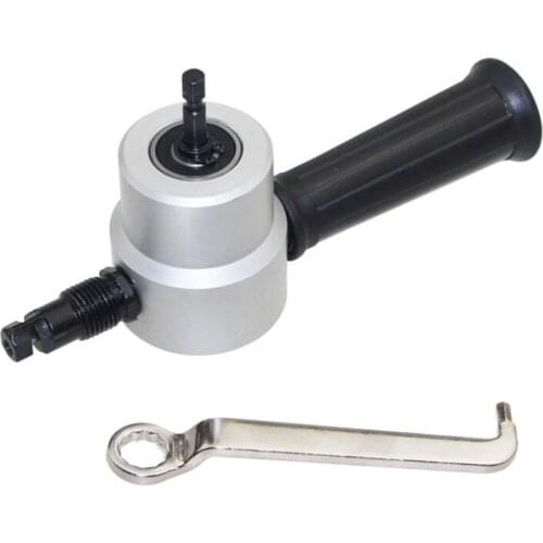 360 degree Rotary Metal Cutting Double Head Sheet Nibbler Saw Cutter Tool Drill Attachment Free Cutting Tool nibbler sheet metal