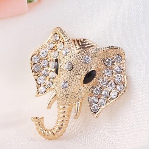 3D Alloy Stickers for DIY Cellphone Mobile Phones Decoration Gold Elephant Head Charms Jewelry Making mobiele telefoon decoratie