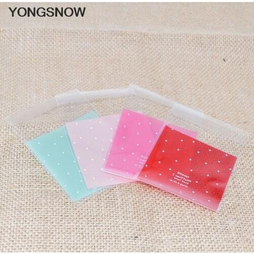 50/100pcs 7x7cm Small Dot Plastic Bags Self-Adhesive Cookie Candy Bag Gift Packaging Christmas Wedding Decoration Party Supplies