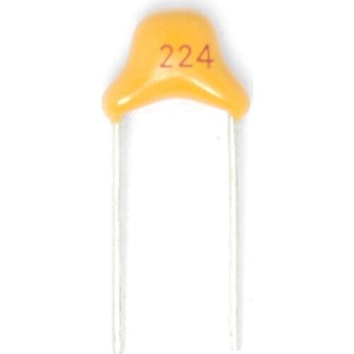 50PCS/LOT Monolithic Ceramic Capacitor 220NF 0.22UF 20% Pitch 5.08MM 224M/50V